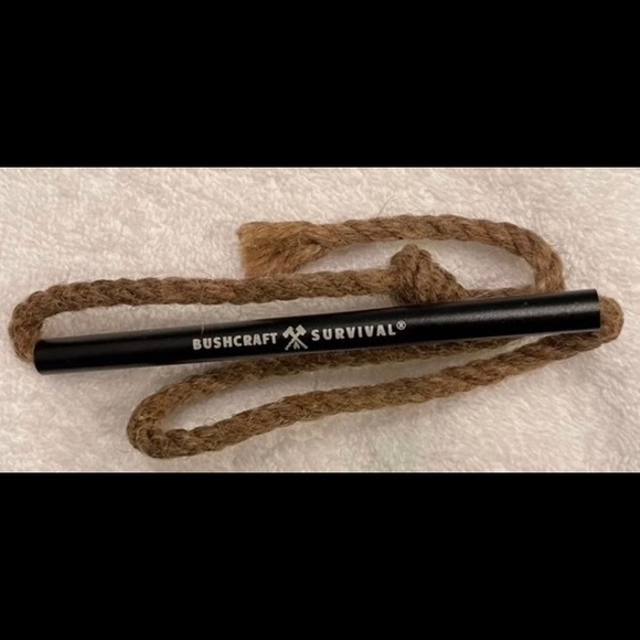 (10) Bushcraft Tinder Wick+Bellow Prepper Hiker Survival Fire Rope Starter Kit. - Picture 2 of 9